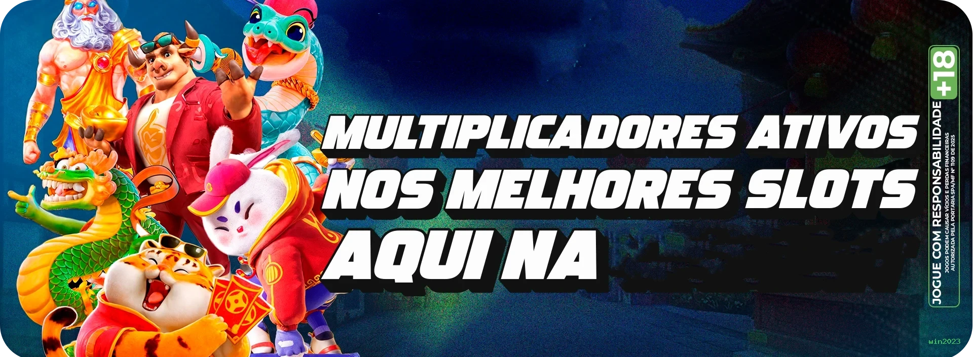 Imagem promocional da experiência de game da win2023